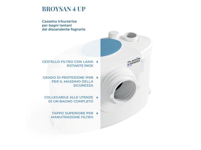 Broysan 4UP Planus macerating unit