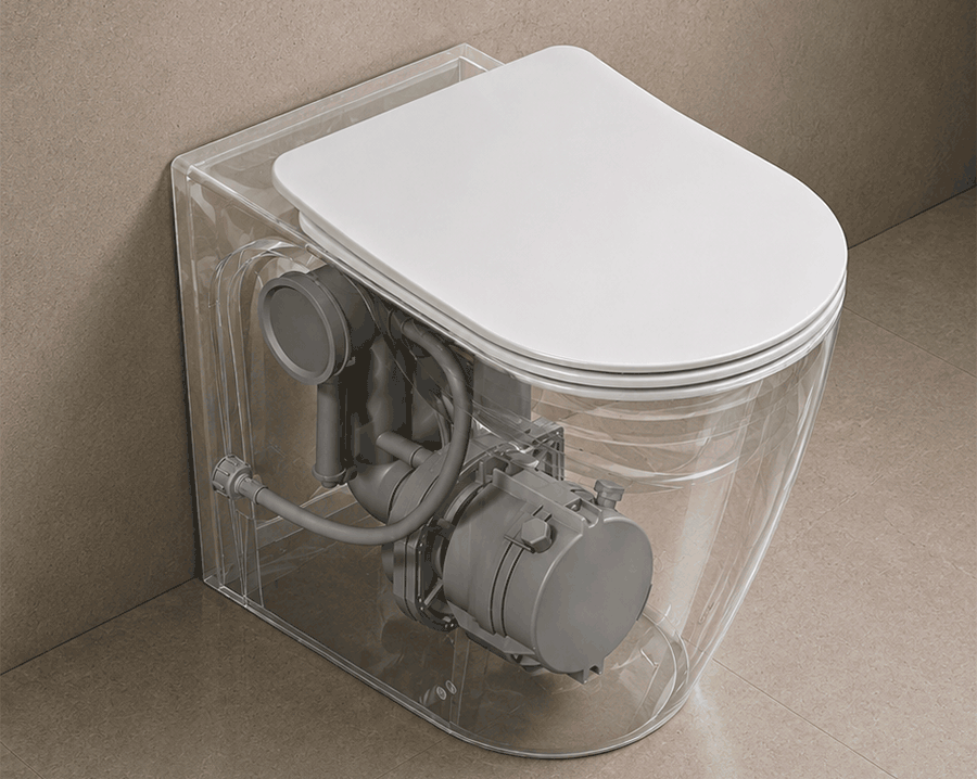 Comment créer une salle de bains loin des évacuations